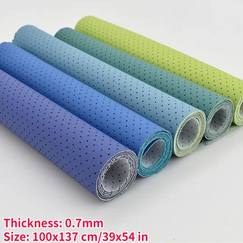 Vinyl Fabric Faux Leather Perforated Breathe for Car Interior Furniture Home DIY - Picture 8 of 41