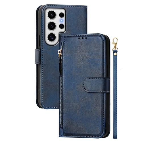 For Samsung Galaxy S24 S23 S22 S21 S20 Leather Card Purse Wallet Flip Case Strap - Picture 30 of 38