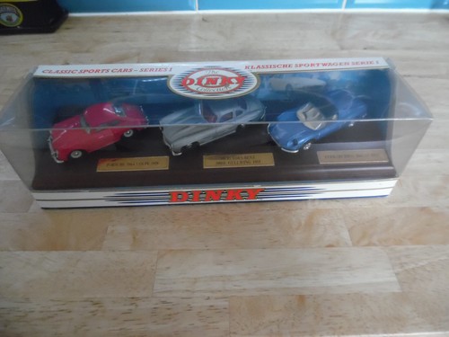 DINKY CLASSIC SPORTS CARS SERIES 1 - BOXED - DY 902. FERRARI/PORSCHE/MERCEDES