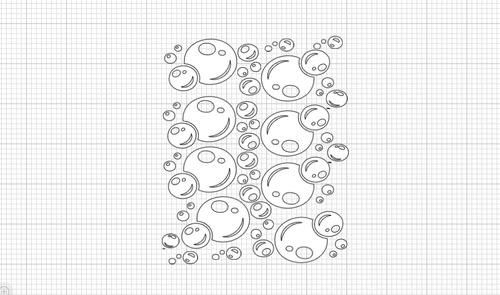 Bubble Vinyl Decals - Pick your Favourite design & colour - Picture 11 of 21