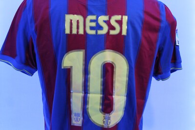 Club Barcelona FC Authentic Nike Jersey Size Medium 2009-2010