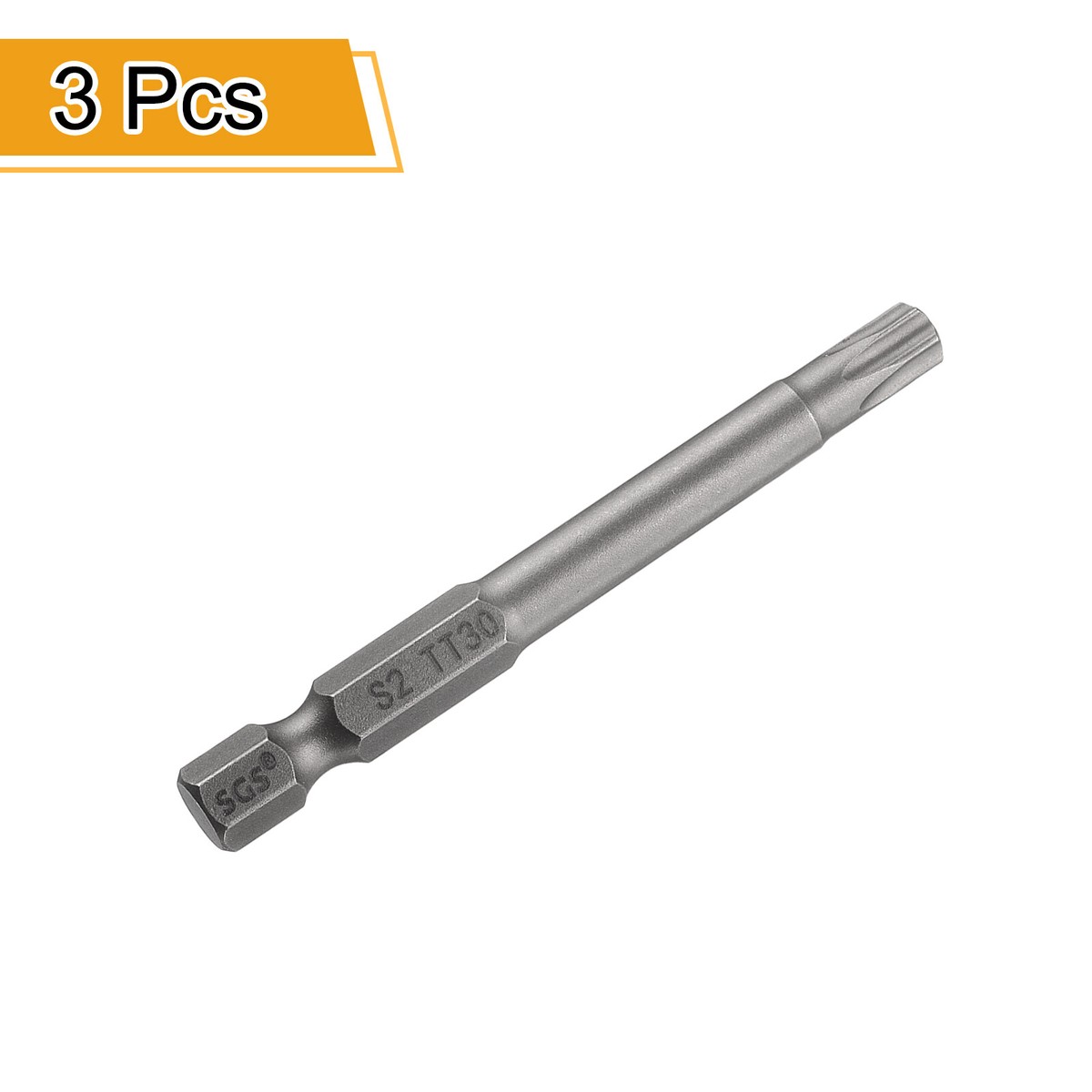 3pcs TT30 Torx Head Screwdriver Bit 2.56