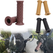 7/8" Motorcycle Hand Grips Bar End Handlebar Gel For Honda Cafe Racer Dirt Bike