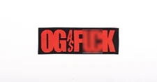 Original Gentlemen OG AS F*** Paintball Headband Sandana Tag Black & Red
