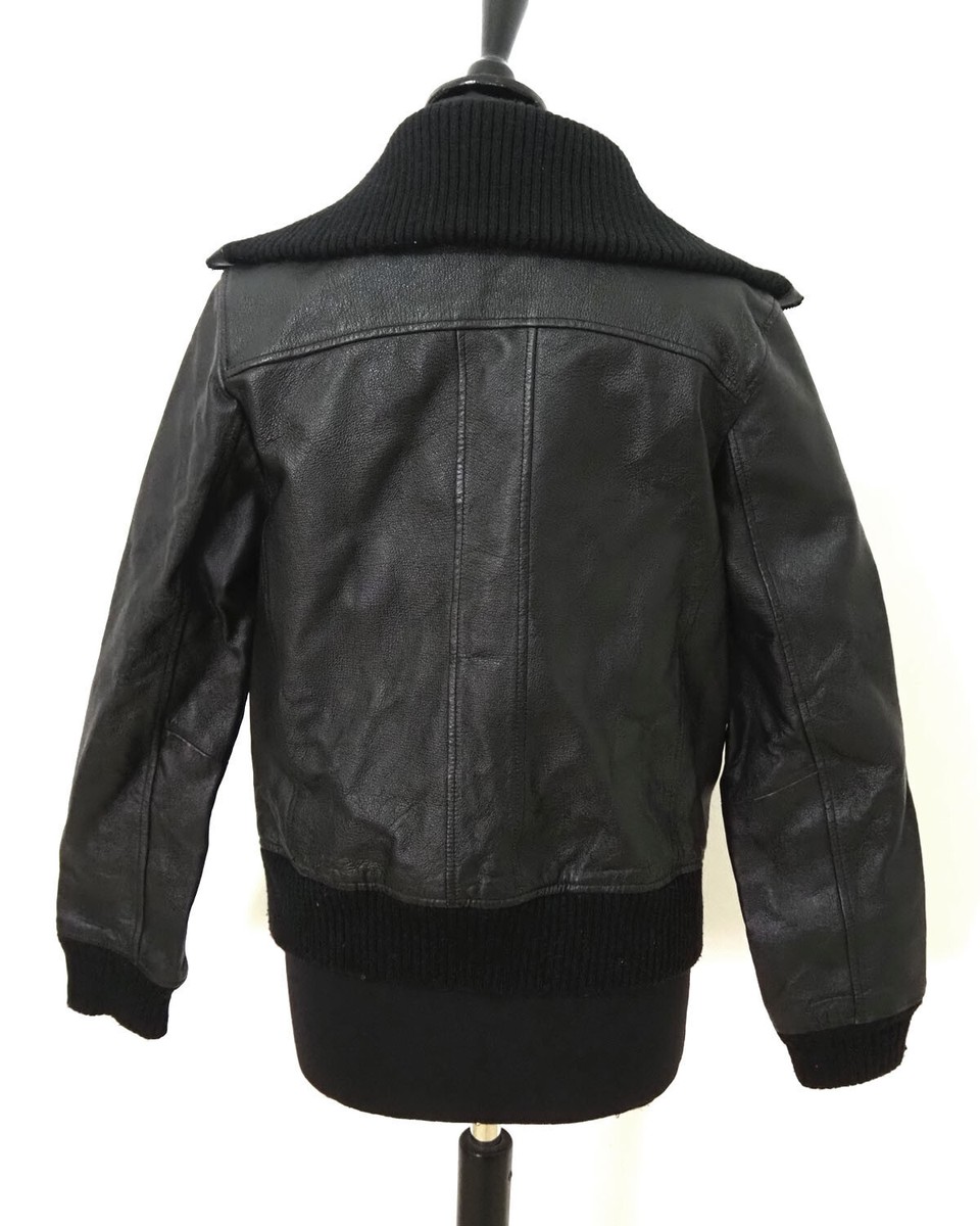 East Village Damen Lederjacke Blouson Größe 40/42 Glattleder