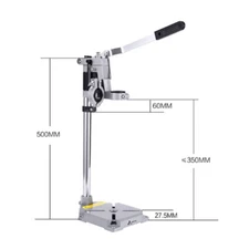 Double-hole Electric Drill Holder/Stand Bench Press Power Tool Clamp Bracket New