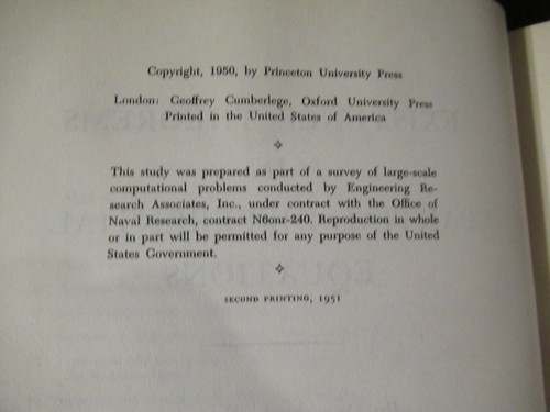 Existence Theorems in Partial Differential Equations, D.L. Bernstein (1951).. - Picture 4 of 7