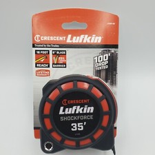 NEW Crescent Lufkin L1135-02 Shockforce Dual Sided Tape Measure 1 3/16 X 35'