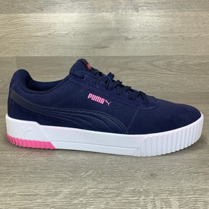 Puma Carina Softfoam Womens Athletic Platform Shoes Sz 10 Blue LowTop  369864-13 | eBay