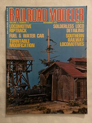1972 November Railroad Modeler Magazine Junk Bix Locomotives New Life (MH843)