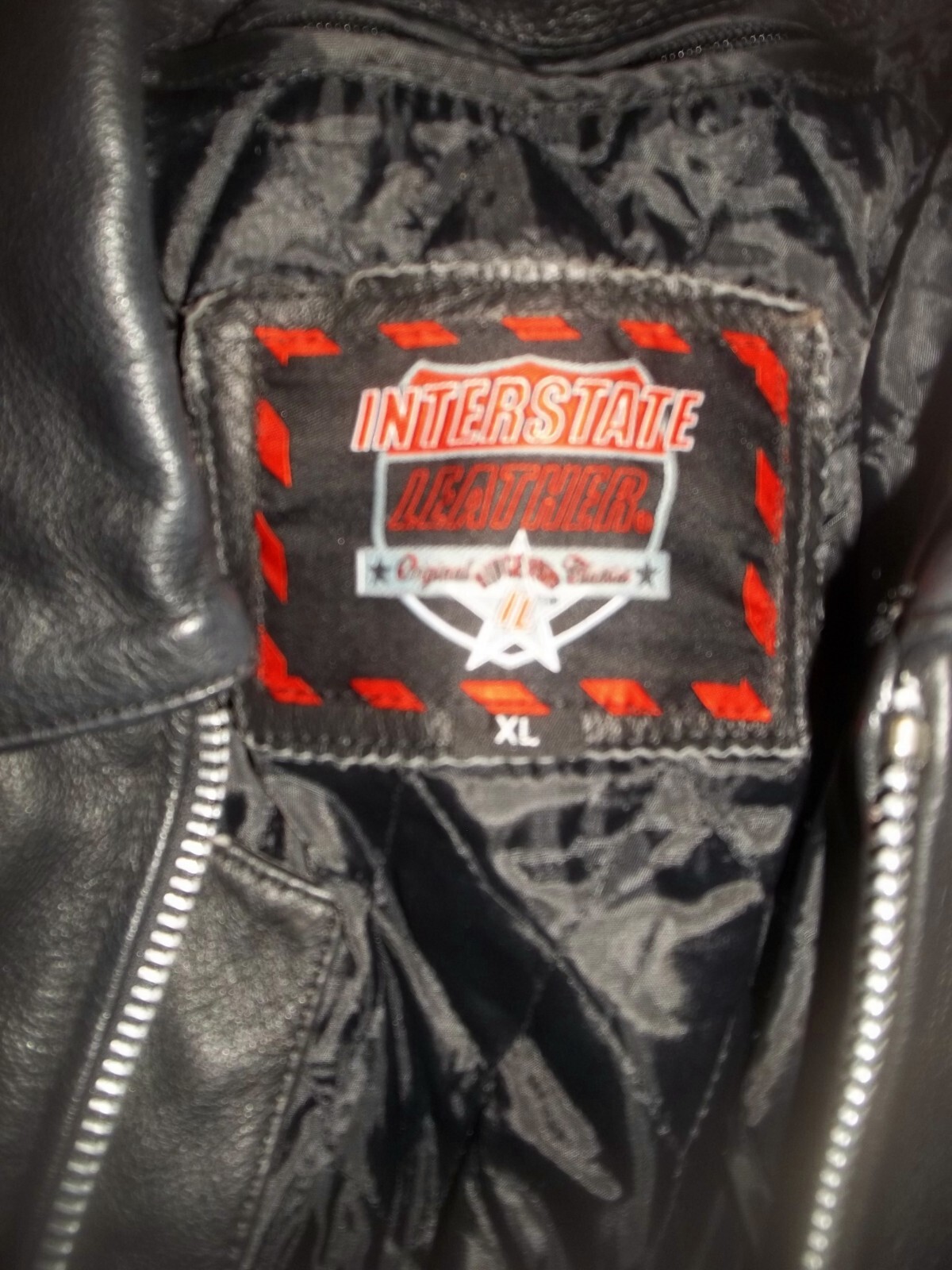 INTERSTATE Braided Leather Motorcycle Jacket Moto… - image 5