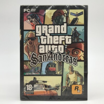 Grand Theft Auto GTA San Andreas PC 1st Edition Sealed Never Opened Rare