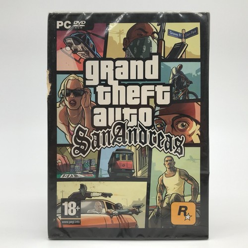 Grand Theft Auto GTA San Andreas PC 1st Edition Sealed Never Opened ...