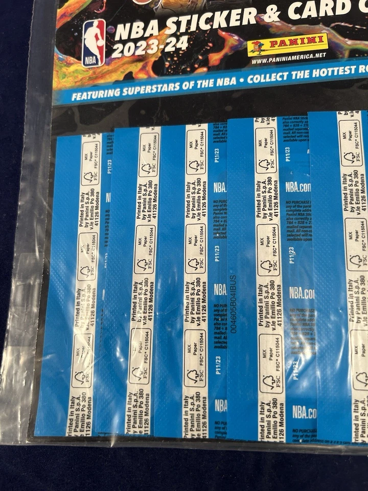 2023-24 Panini NBA Sticker & Card Collection New and Sealed 5 Packs HTF Rare - Image 3 of 4