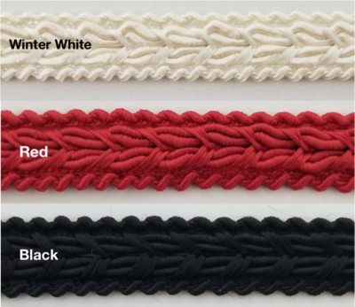 1/2'' Braid Gimp Trimming - 18 Yards - Color Options Available!