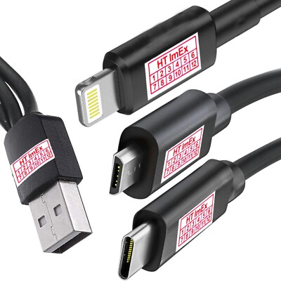 3in1 USB Ladekabel Datenkabel iphone Micro USB Typ C Kabel für Samsung iPhone