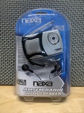 AM/FM Radio With Speaker Max  s NR-712 Ultra Slim Compact Design New Sealed