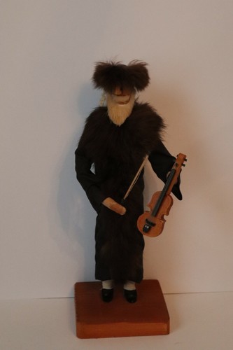 Polish Character Doll "Fiddler Man with Violin" Gdansk Poland