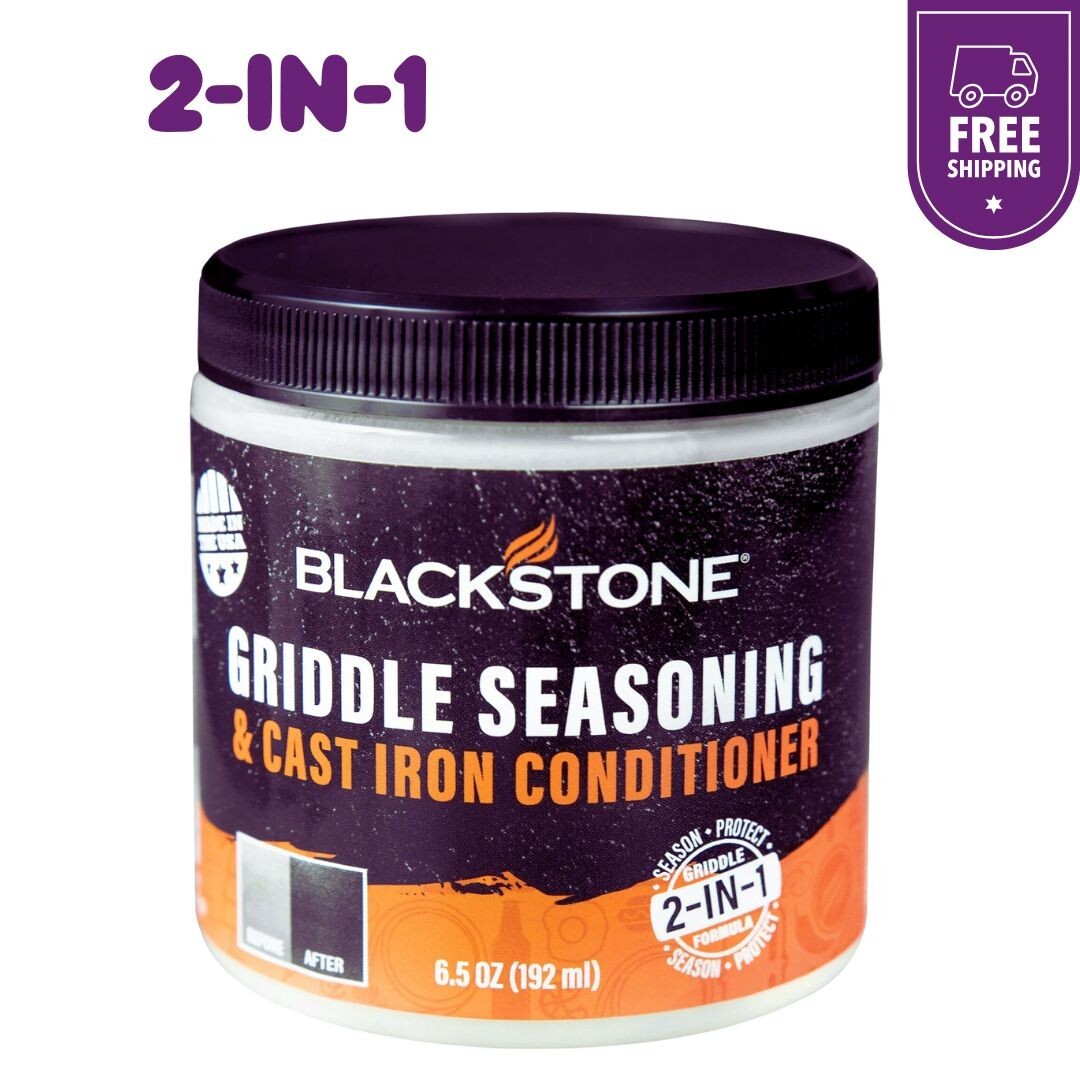Blackstone Griddle Seasoning And Cast Iron Conditioner Well Protected 2-in-1