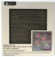 Hampton Art 10 In X 10 In It Is Well With My Soul String Art Kit Wood Plank