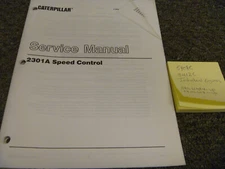 CAT Caterpillar 2301A Speed Control 3408C 3412C Engine Service Manual 38516484-