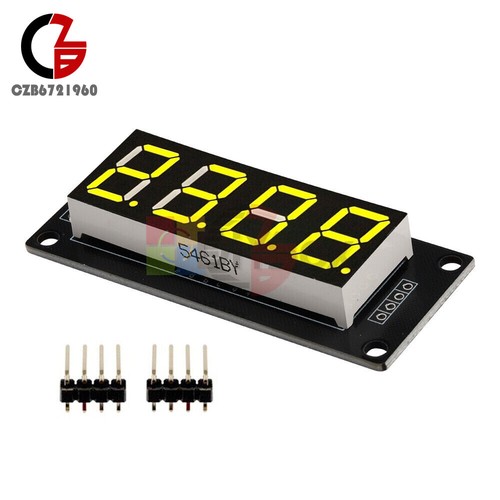 TM1637 4 Digits Digital LED 0.56" Display Tube Decimal 7 Segments Clock Module - Picture 42 of 51