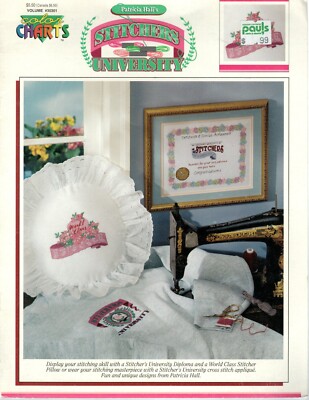 Color Charts #30301 STITCHERS UNIVERSITY Award Cross Stitch Pattern Leaflet
