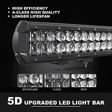 BLACK - SPEAD VMALL DOT 5D 12INCH 72W LED LIGHT BAR 4INCH 60W LED CUBE PODS WITH