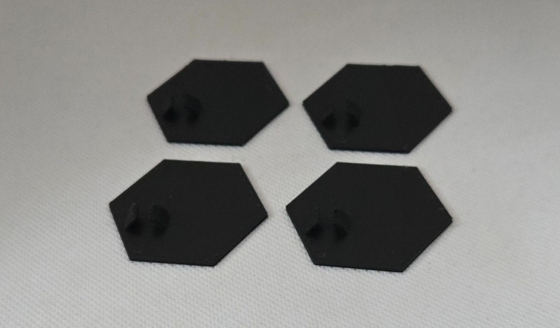 4 x Hex Stand for 3.75" Figures Including Star Wars and others