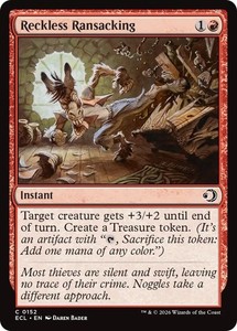 Reckless Ransacking #152 Lorwyn Eclipsed Common
