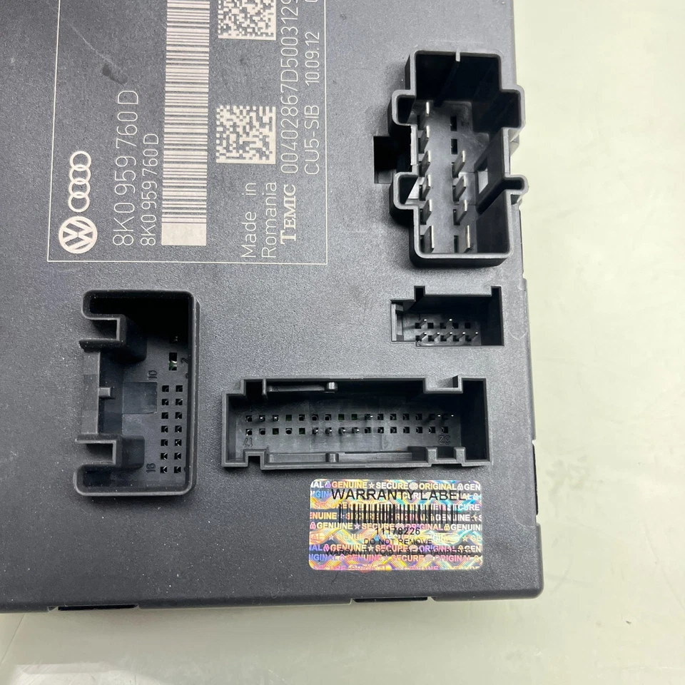 AUDI A5 QUATTRO 2013-2016 - Módulo de control asiento eléctrico delantero izquierdo 8K0959760D OEM Foto 4 de 4