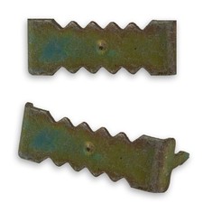 200 Small Nailess No Nail Sawtooth Hangers Brass Zinc Finish with Free Framin...