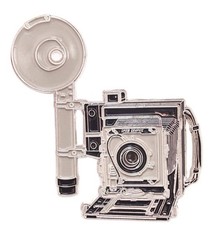 Large Format Camera Enamel Lapel Pin Official Exclusive Limited Edition Graflex