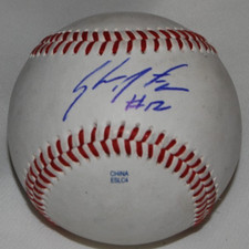 SHAWON DUNSTON signed (CHICAGO CUBS) Minor League baseball BECKETT BW54314