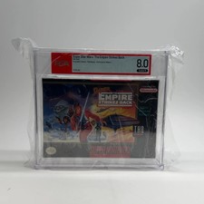 Graded PSA 8.0 New Super Star Wars Empire Strikes Back (SNES, 1993)