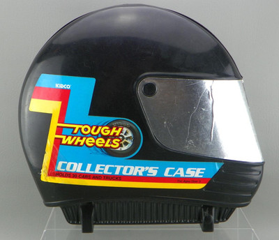 Vintage 1982 Kidco Tough Wheels Motorcycle Helmet Collectors Storage 30 Car Case