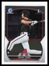 2023 Bowman Chrome Prospects #BCP-25 Druw Jones Arizona Diamondbacks RC 1st 3