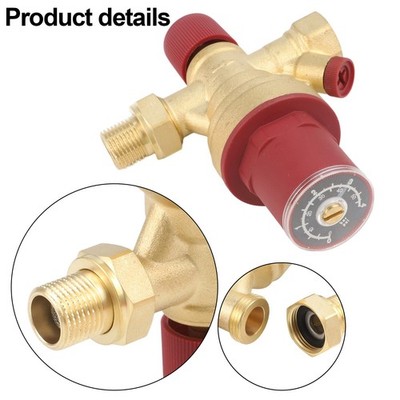 DN15 1/2''Adjustable Reducing Valve Regulator Built-In Filtration