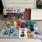 Risk and Castle Risk Board Game 1990 Vintage 2 In 1 Parker Brothers Complete CIB