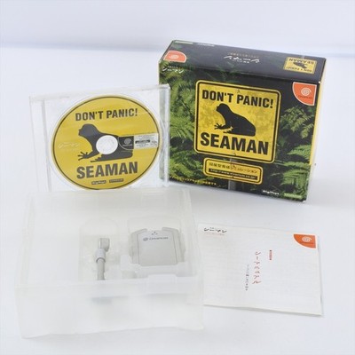 SEAMAN with SEA MIC No Mic Sponge Dreamcast Sega 3226 dc