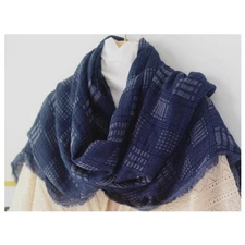 Mens Cotton made Soft Winter Warm Scarf Shawl Large Bandana Neckerchief Wrap