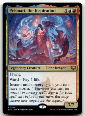 Prismari, the Inspiration #212 (LP) Secrets of Strixhaven SOS Magic MTG