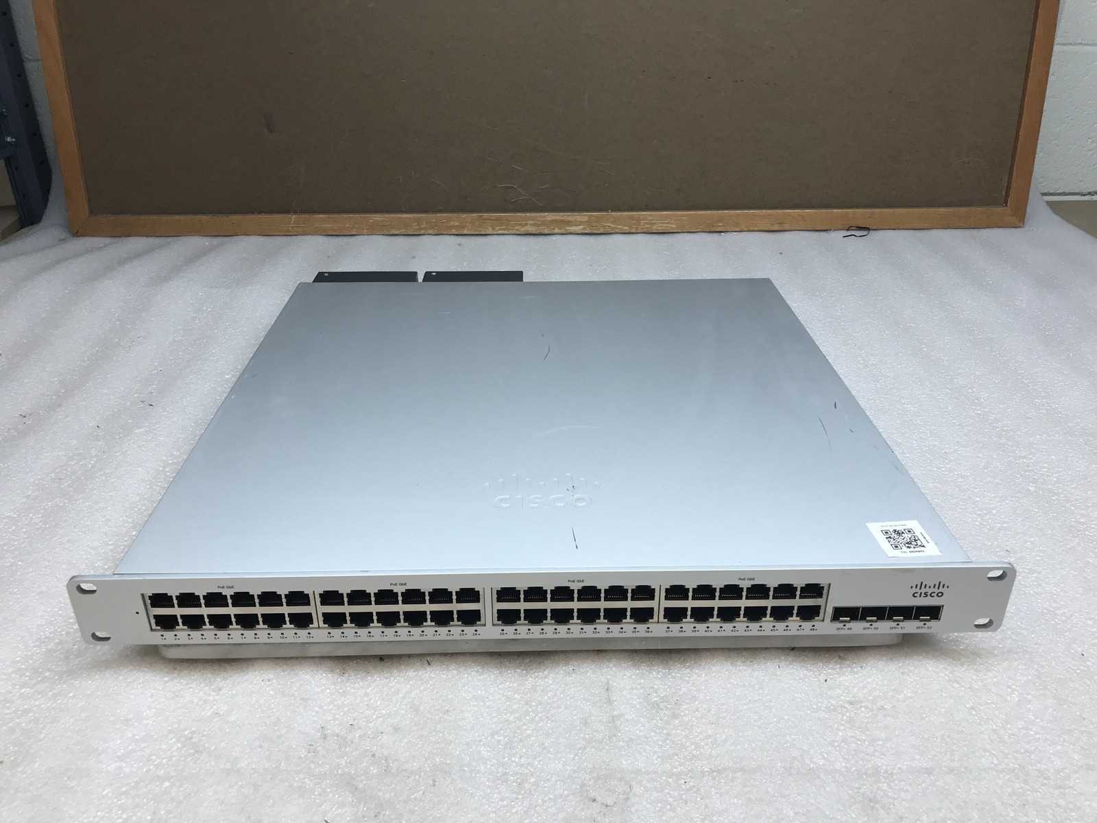Cisco Meraki MS350-48FP 48-Port Gigabit Ethernet Switch PoE Dual PSU Unclaimed