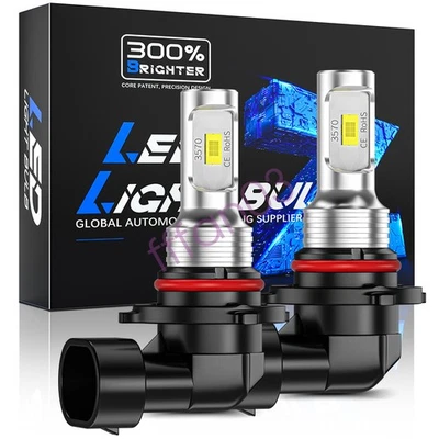H11 H8 H9 LED Car Headlight Fog Light 99% of Canbus Error Free 6000K White Bulbs - Image 1 of 4