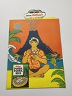 1960’s Kellogg’s Puffa Puffa Rice Cereal Box Promo Folder Tiki Surfer Hawaiian