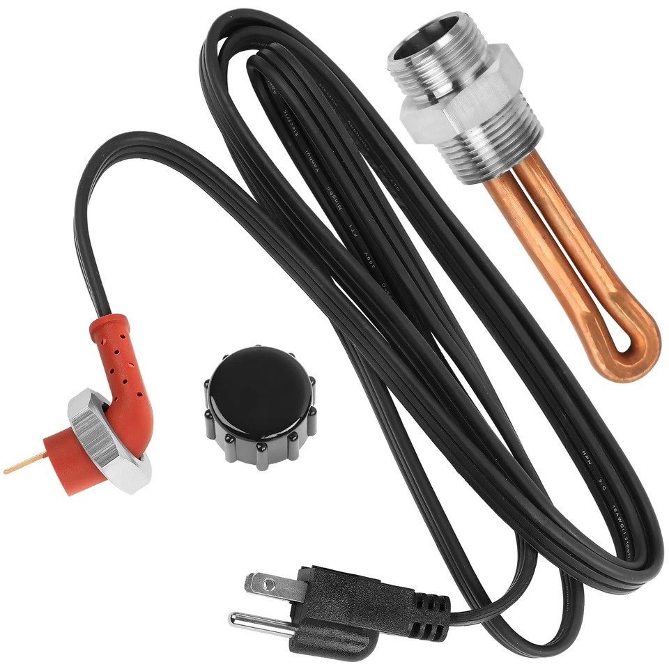 Turbo Diesel Engine Block Heater Kit 5003619AB for 98-07 Dodge Ram 5.9L 6.7L - Imagem 4 de 4