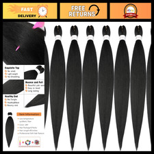 Pre-Stretched Braiding Hair 48 Inch - 8 Packs, Soft Yaki Texture, No Itch