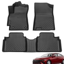 Upgraded All Weather Floor Mats For 2021-2026 Hyundai Elantra 3D TPE Floor Liner