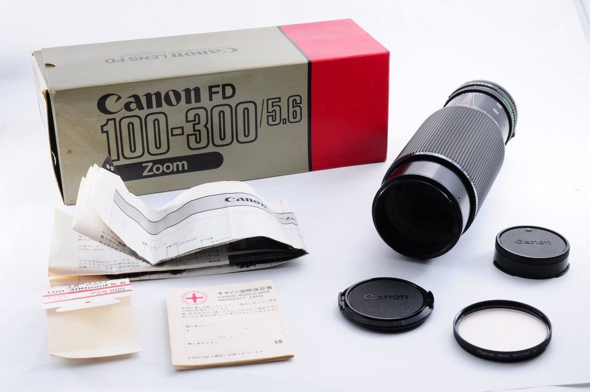 Canon Zoom Lens New FD 100-300mm f/5.6 [Very Good] Z1376 | eBay