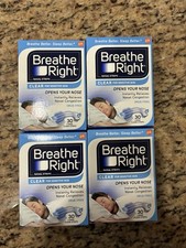 BREATHE RIGHT NASAL STRIPS, LARGE CLEAR  4 X 30 CT Boxes 